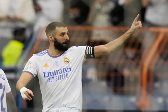 Stürmerstar Karim Benzema sorgte mit seinem Treffer für den 1:0-Sieg der Königlichen.