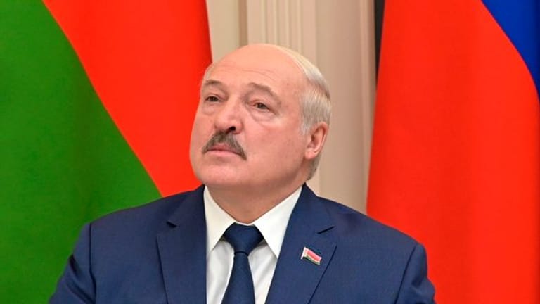 Alexander Lukaschenko vergangene Woche während eines Besuchs in Moskau.