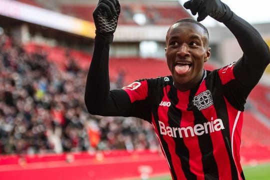 Leverkusens Moussa Diaby präsentiert sich in diesem Jahr in Topform.