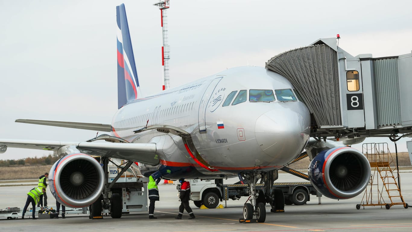 Eine russische Aeroflot-Maschine (Archivbild): Den deutschen Luftraum darf sie ab sofort nicht mehr nutzen.