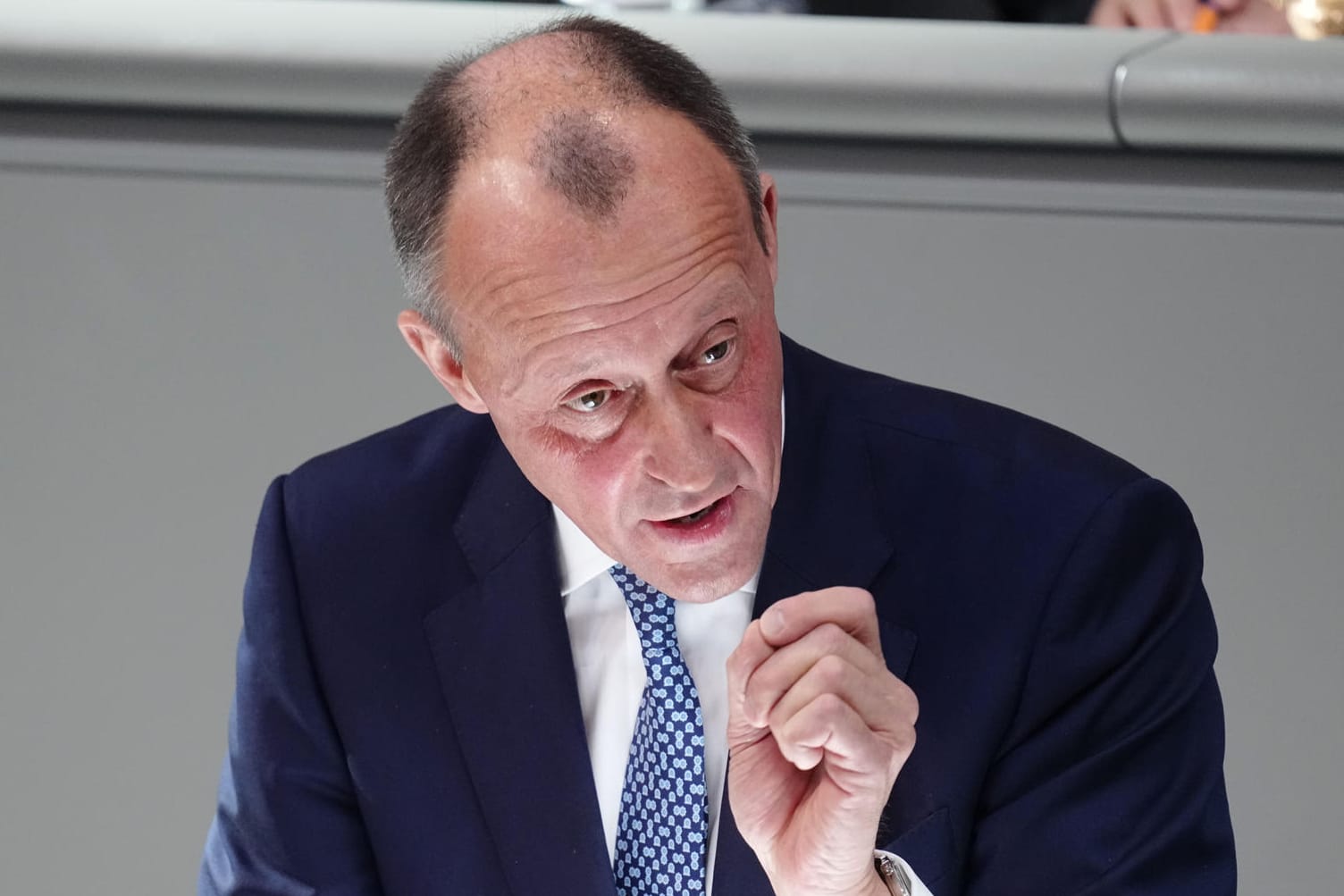 Friedrich Merz: Der Bundesvorsitzende der CDU sprach während der Sondersitzung des Bundestags zum Krieg in der Ukraine.