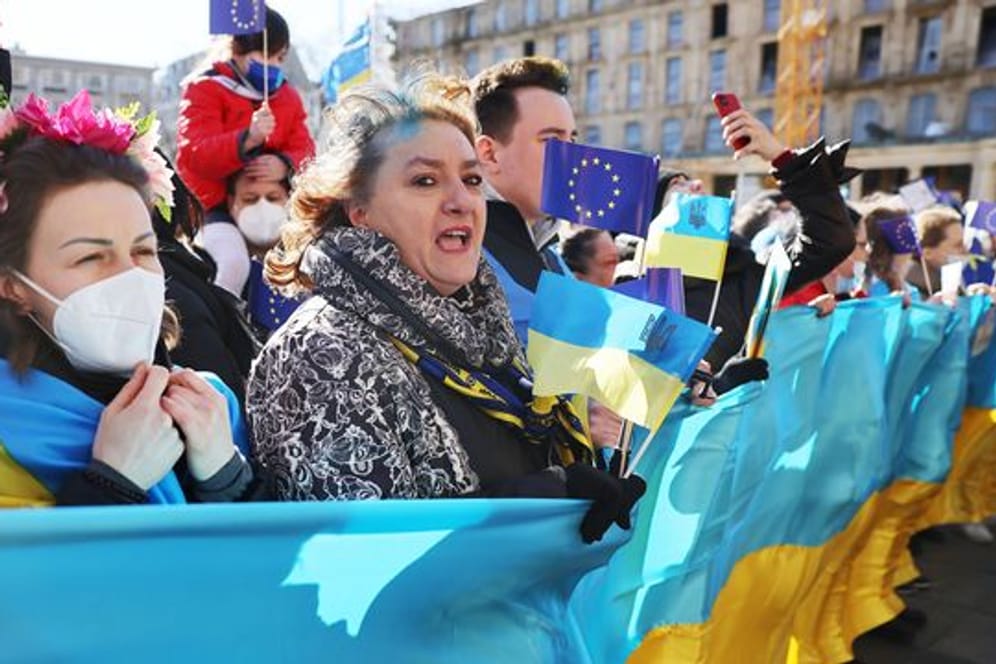 Ukraine-Konflikt - Demonstration in Köln