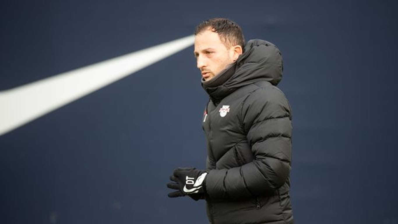 Leipzigs Coach Domenico Tedesco trainierte zuvor Spartak Moskau.