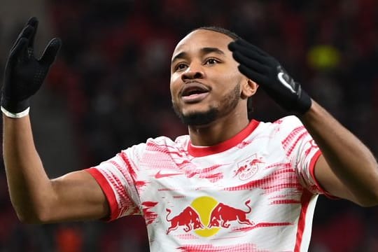 Christopher Nkunku traf für Leipzig zum Sieg.
