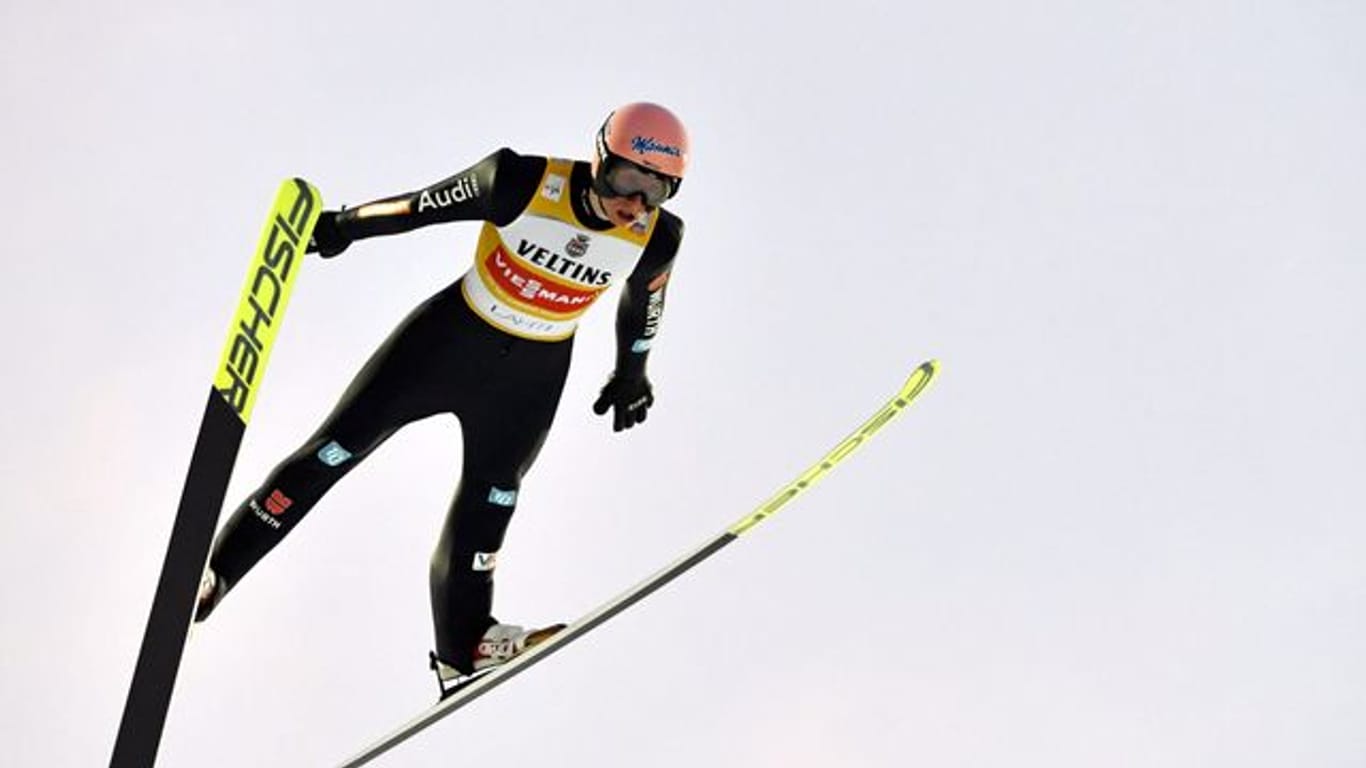 Skispringer Karl Geiger kam in Lahti nicht über den fünften Platz hinaus.