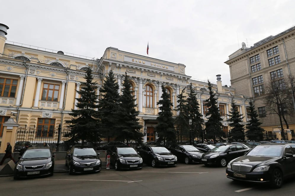 Die russische Zentralbank in Moskau: Der Leitzins soll deutlich steigen.