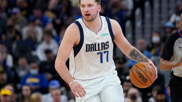 Luka Doncic, Guard der Dallas Mavericks, in Aktion.