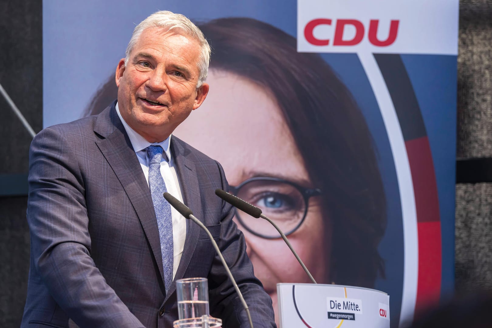 Thomas Strobl Landesvorsitzender der CDU in Baden-Württemberg (Archivbild): Vergangene Woche noch hieß es, er wolle von zu Hause aus weiterarbeiten.
