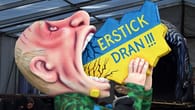 "Erstick dran": Karnevalistischer Putin-Wagen unterwegs