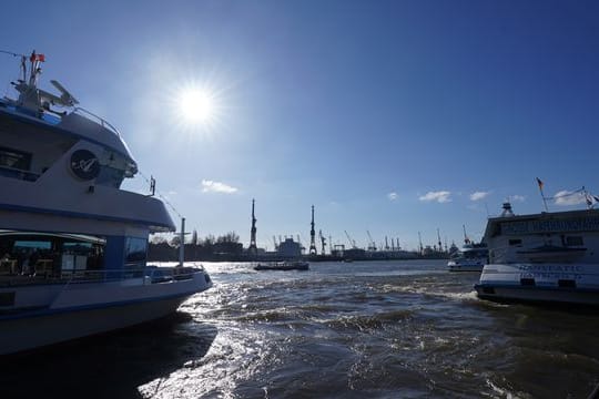 Sonne in Hamburg