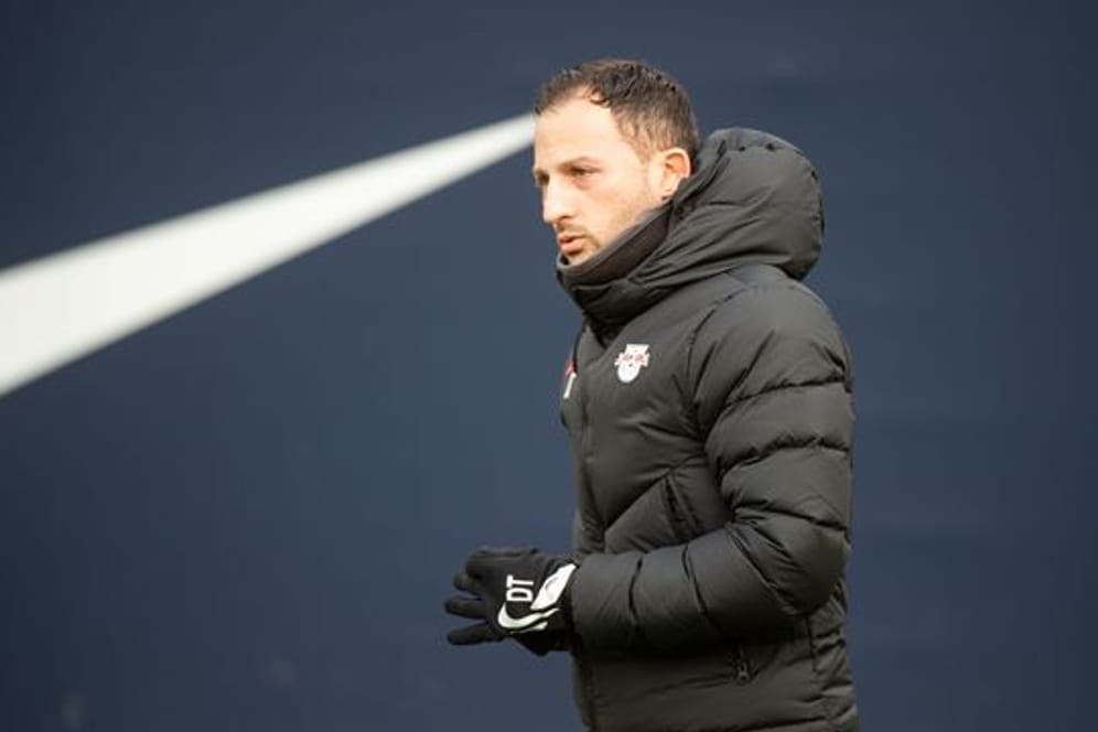 Leipzigs Coach Domenico Tedesco trainierte zuvor Spartak Moskau.
