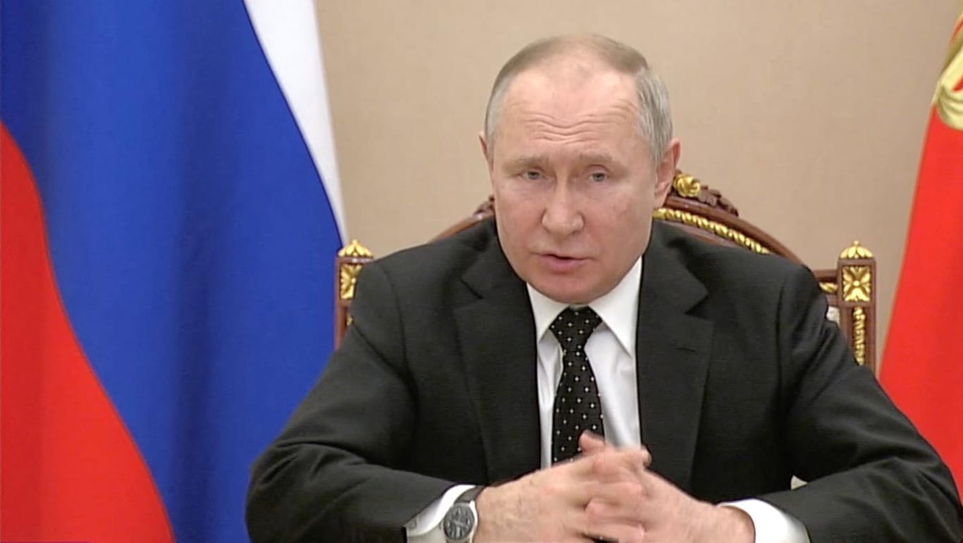 Wladimir Putin: Der russische Präsident hat Bedingungen für ein Ende der russischen Invasion in der Ukraine genannt.