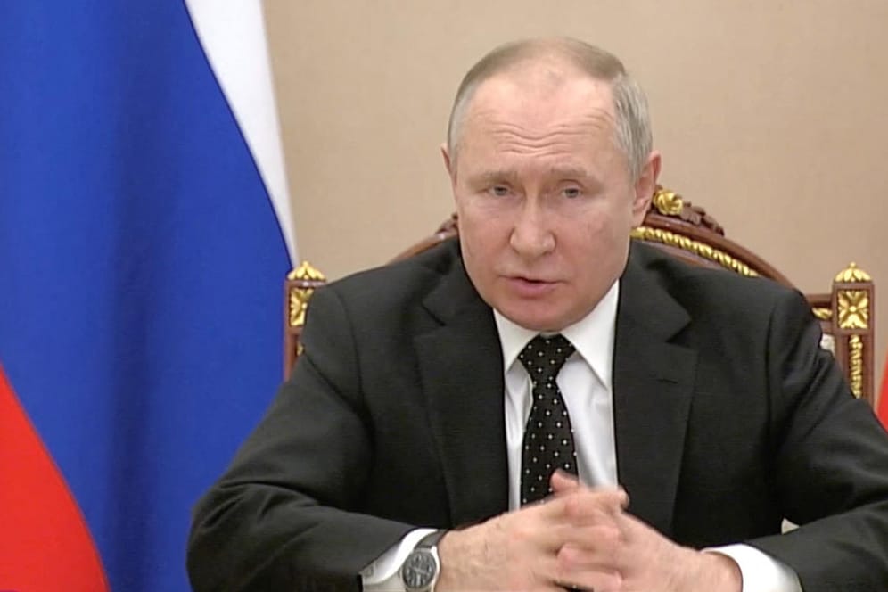 Wladimir Putin: Der russische Präsident hat Bedingungen für ein Ende der russischen Invasion in der Ukraine genannt.