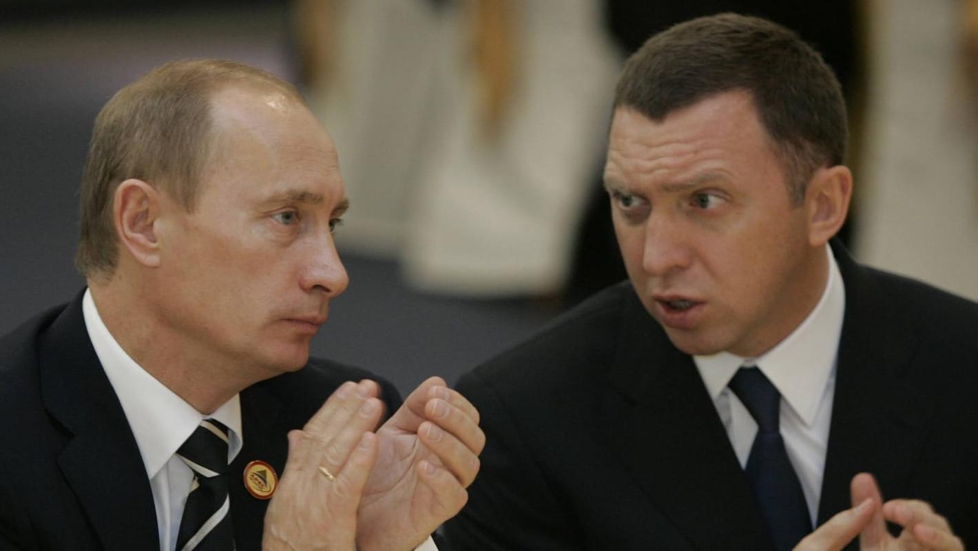 Wladimir Putin und Oleg Deripaska: Angesichts der Wirtschaftssanktionen übt der Milliardär Kritik am Vorgehen des Kreml.