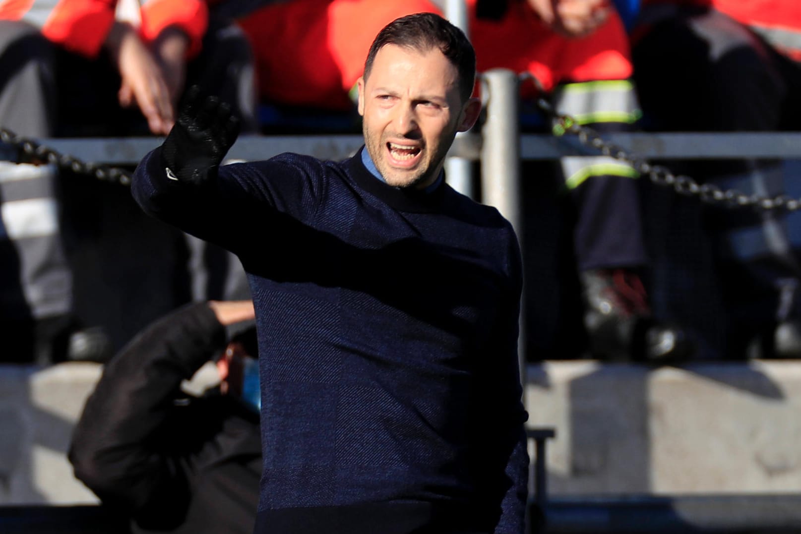 Wird seine Mannschaft nicht in Moskau coachen: Domenico Tedesco.