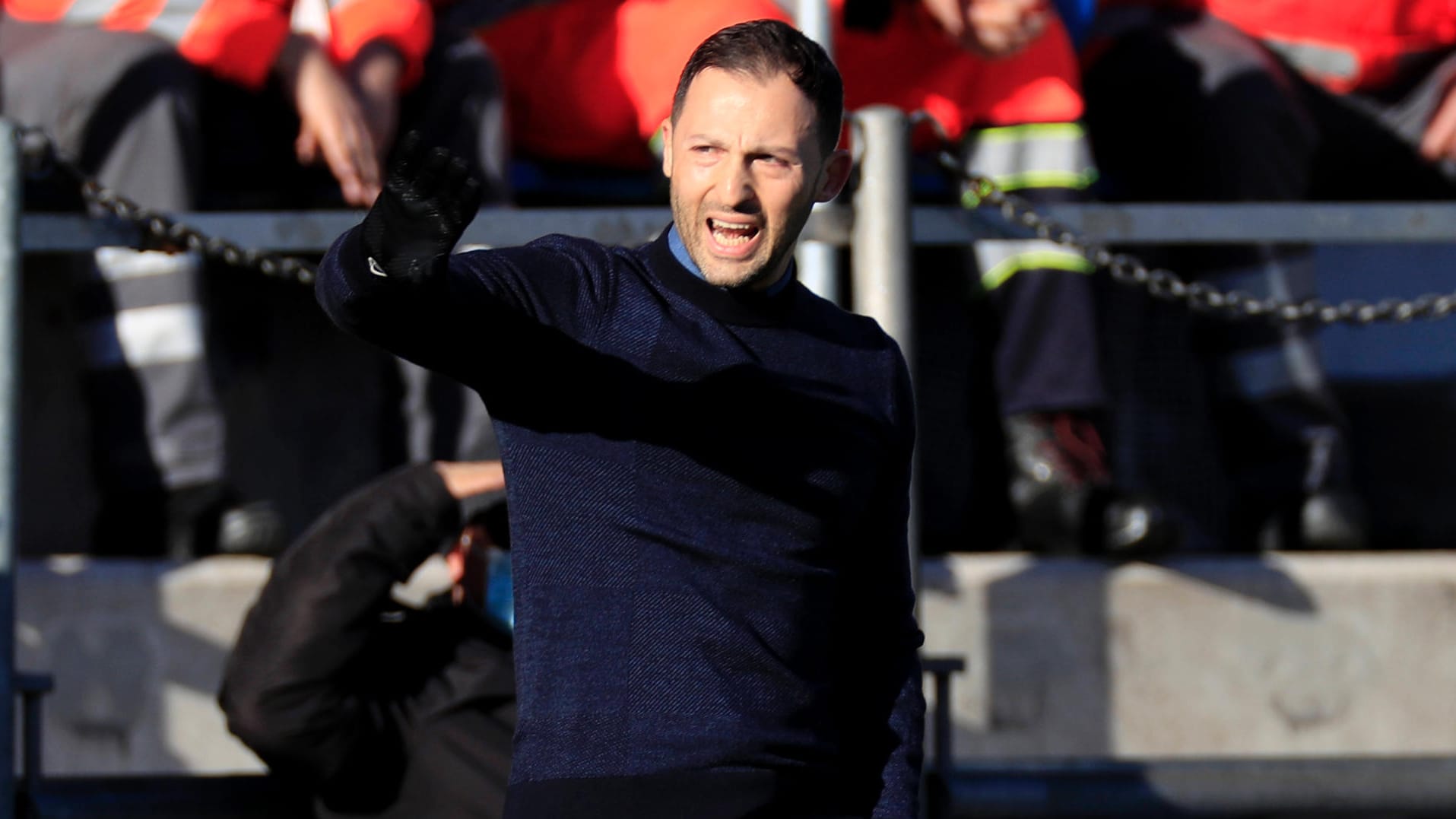 Wird seine Mannschaft nicht in Moskau coachen: Domenico Tedesco.