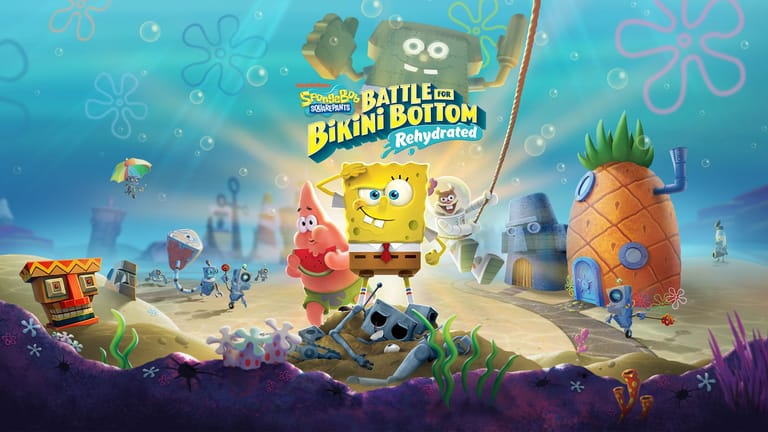 Spongebob Schwammkopf - Schlacht um Bikini Bottom: Das Spiel ist für Mitglieder von Playstation Plus im April für PS4 und 5 verfügbar.