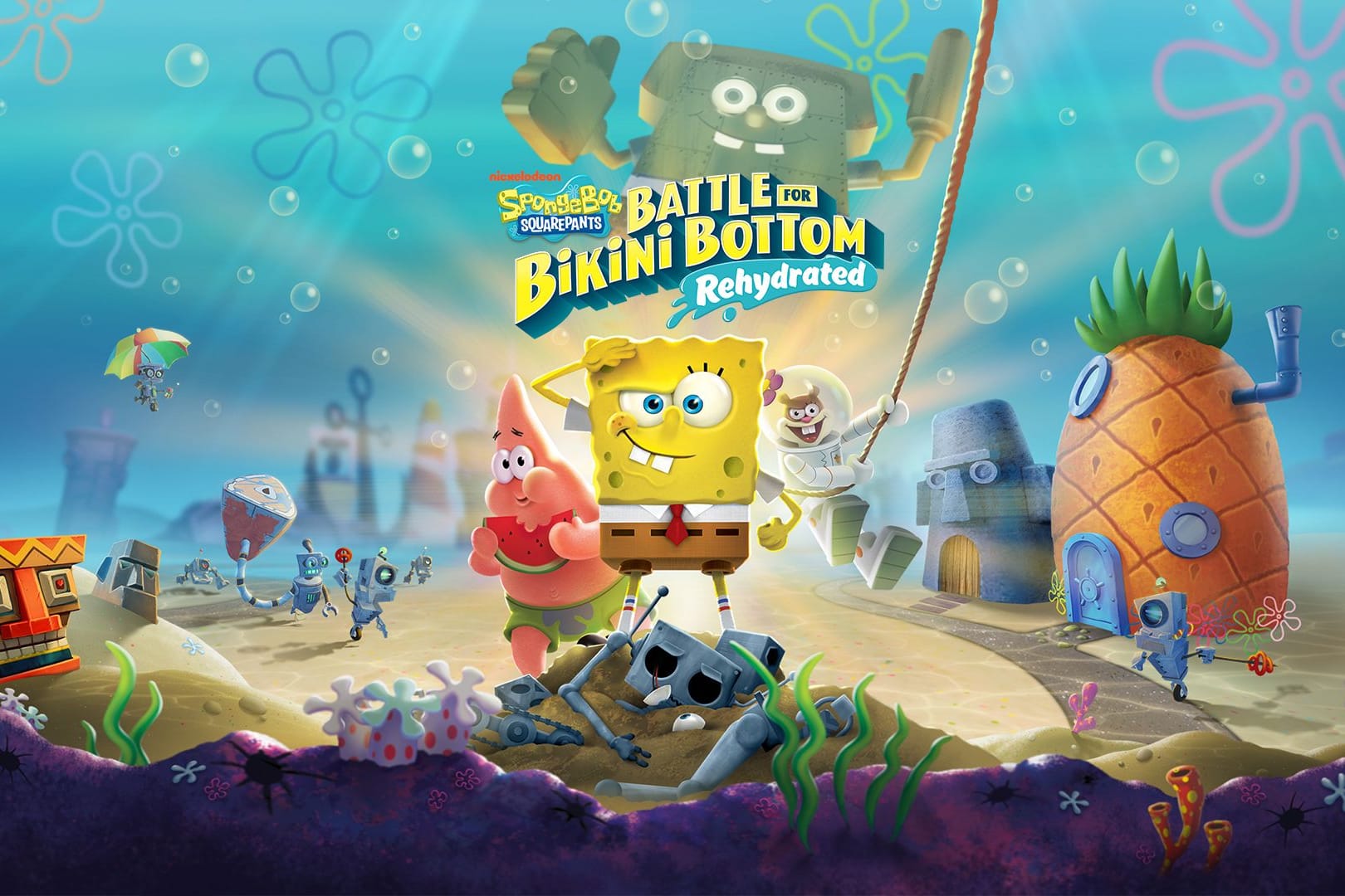 Spongebob Schwammkopf - Schlacht um Bikini Bottom: Das Spiel ist für Mitglieder von Playstation Plus im April für PS4 und 5 verfügbar.