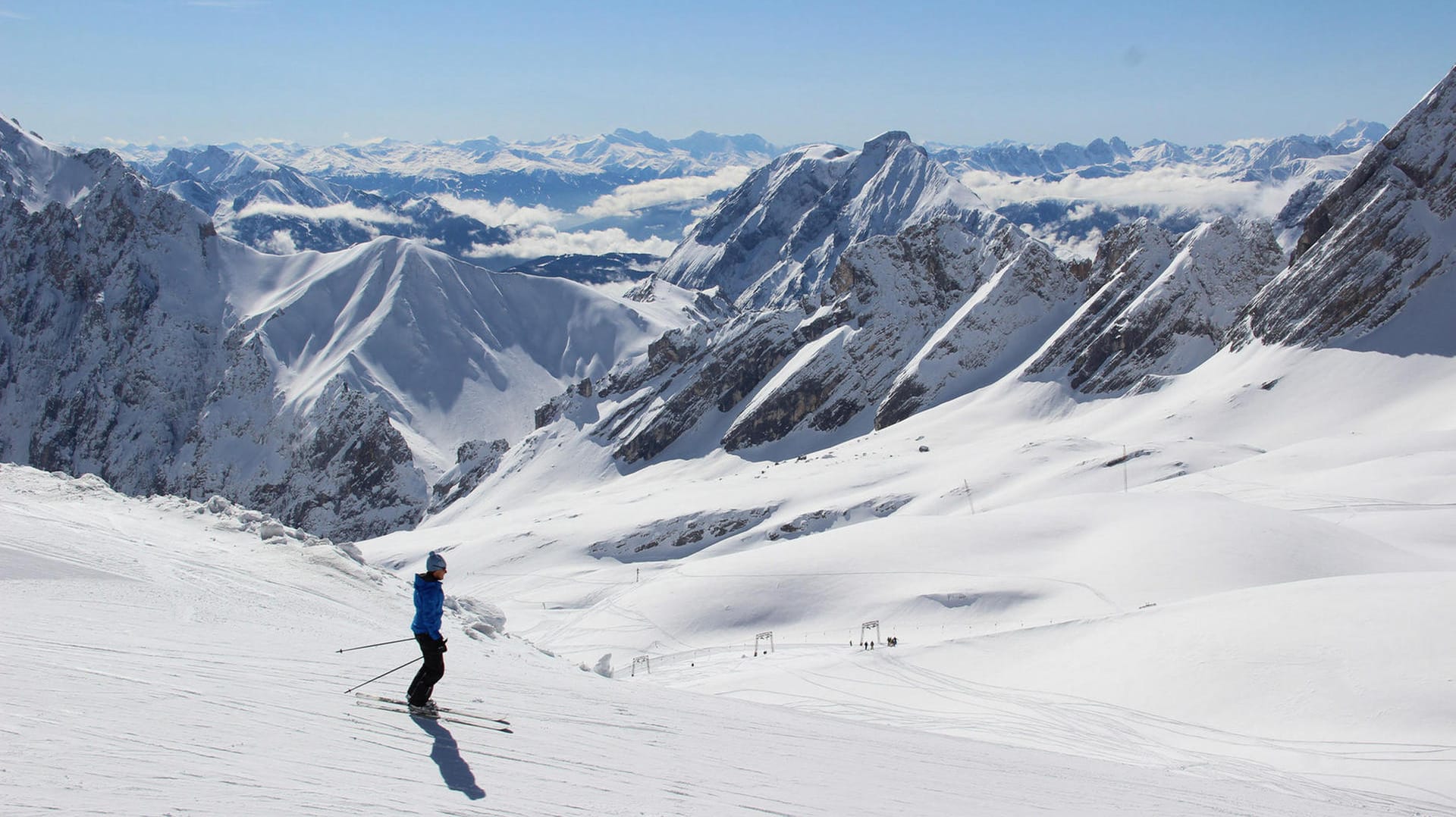 Die Zugspitze bringt eine Höhenlage von 2650 Metern mit sich.