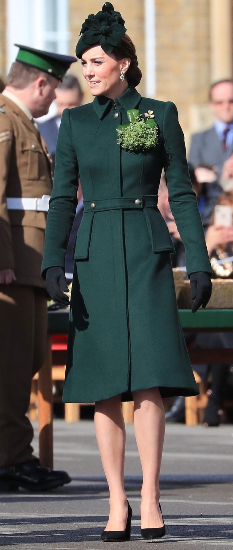 2019: Drei Jahre zuvor wählte Kate einen Mantel von Alexander McQueen.