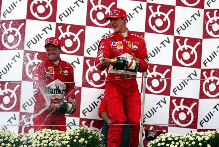 Aufeinanderfolgende Jahre mit mindestens einem Sieg: Schumacher (15) und Hamilton (15) gleichauf.