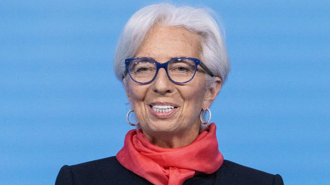 Christine Lagarde: Die EZB-Präsidentin will so schnell noch nicht die Zinsen anheben.