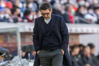 Glücklos in Berlin: Trainer Tayfun Korkut ist nicht mehr Hertha-Trainer.