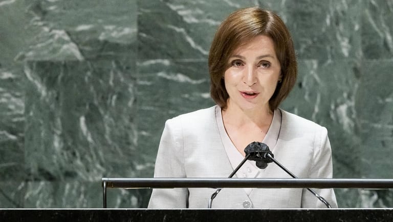 Maia Sandu: Die Präsidentin Moldaus gilt als proeuropäisch.