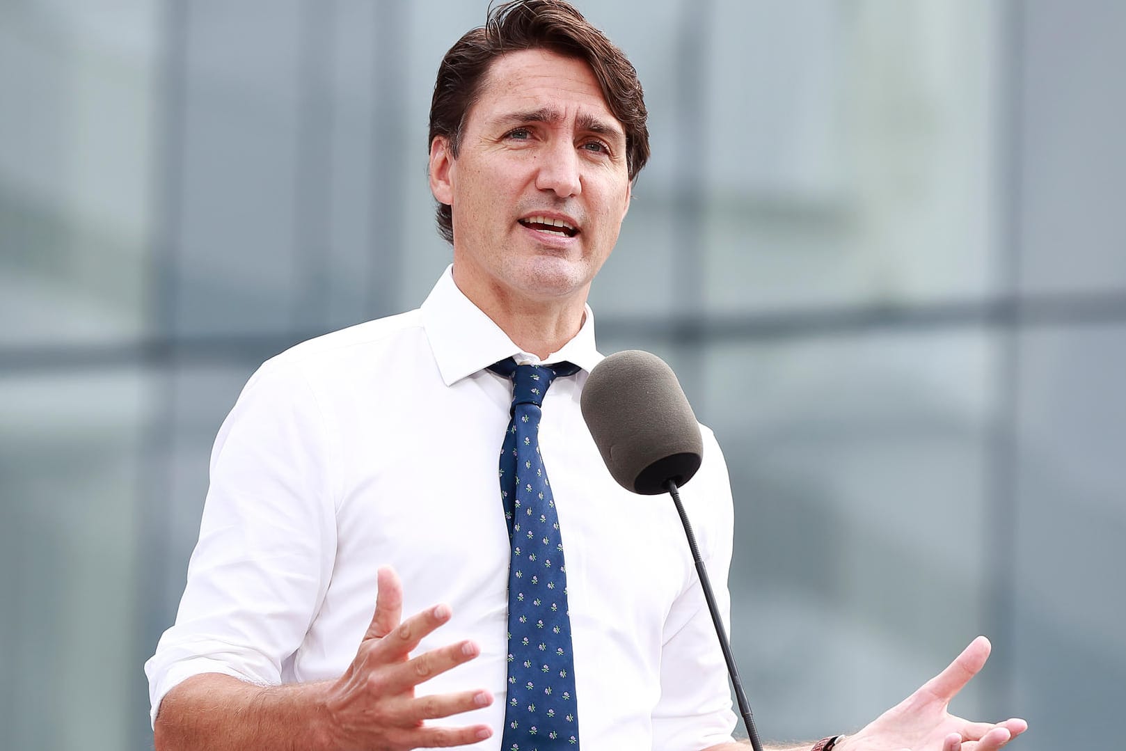 Kanadas Prime Minister Trudeau: Das Importverbot für russisches Öl sende ein starkes, politisches Zeichen, sagt der Staatsmann. Kanadas Prime Minister Trudeau: Das Importverbot für russisches Öl sende ein starkes, politisches Zeichen, sagt der Staatsmann.