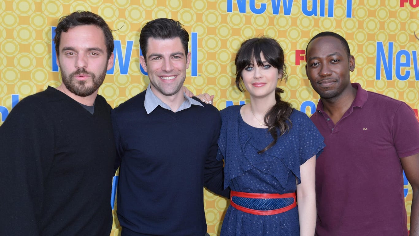 Jake Johnson, Max Greenfield, Zooey Deschanel und Lamorne Morris: Die vier Schauspieler gehörten zum Hauptcast von "New Girl".