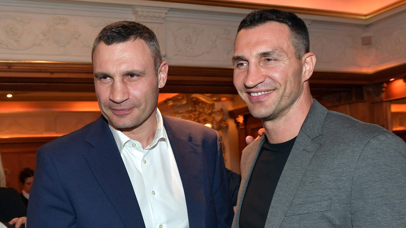 Vitali (l.) und Wladimir Klitschko: Die Brüder haben ein gutes Verhältnis zueinander.