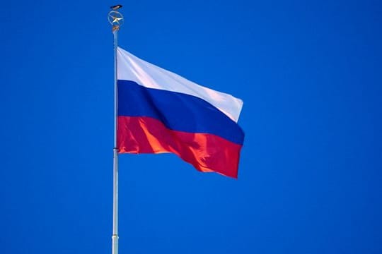 Die Flagge der Russischen Föderation.