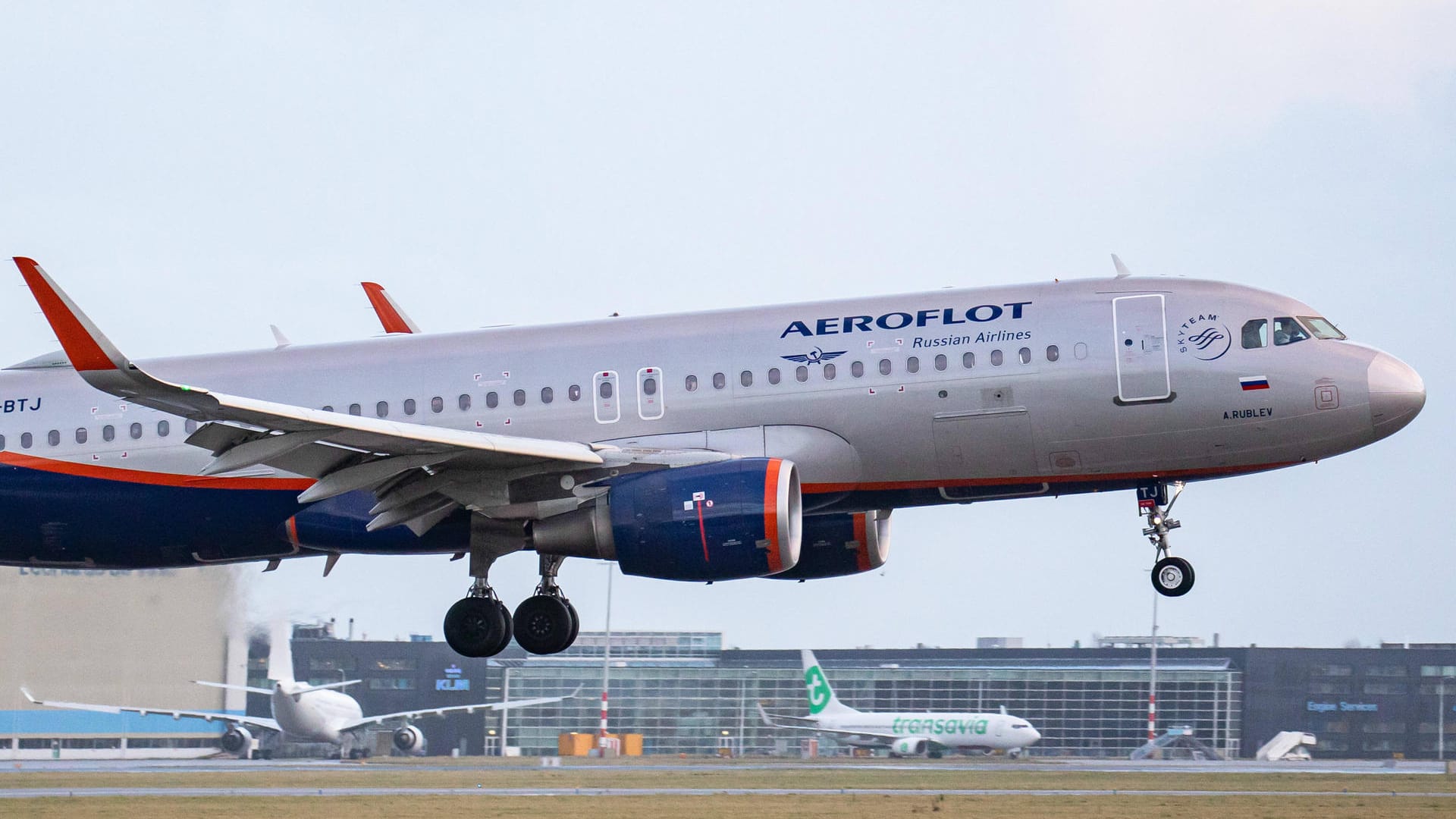 Maschine der russischen Fluglinie Aeroflot: Due EU-Staaten haben ihren Luftraum für russische Flüge gesperrt.