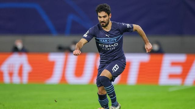 Manchesters Ilkay Gündogan steht vor seinem 150. Manchesters Ilkay Gündogan steht vor seinem 150.