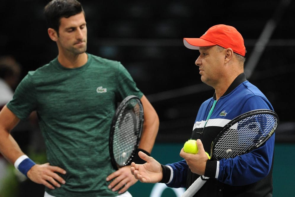 Novak Djokovic (li.) und Marian Vajda: Der Tennisstar und sein Trainer gehen in Zukunft getrennte Wege.