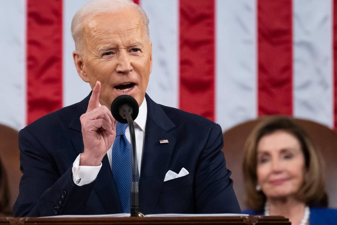 US-Präsident Biden sandte während seiner Rede zur Lage der Nation auch ein starkes Signal in Richtung Ukraine.