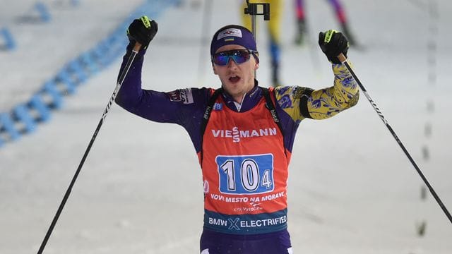 Rief mit einem emotionalen Post aus seinem Kriegsdienst viele Reaktionen aus der gesamten Biathlon-Welt hervor: Dmytro Pidrutschnji.