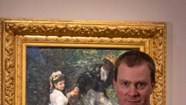 Philipp Demandt, Direktor des Städel Museum, in der Ausstellung über den Maler Pierre-Auguste Renoir. Philipp Demandt, Direktor des Städel Museum, in der Ausstellung über den Maler Pierre-Auguste Renoir.