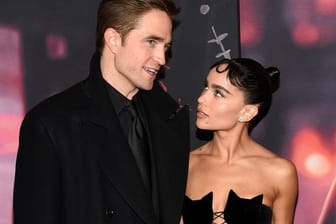 Die Stars des Abends: Robert Pattinson und Zoe Kravitz bei der Weltpremiere von "The Batman".
