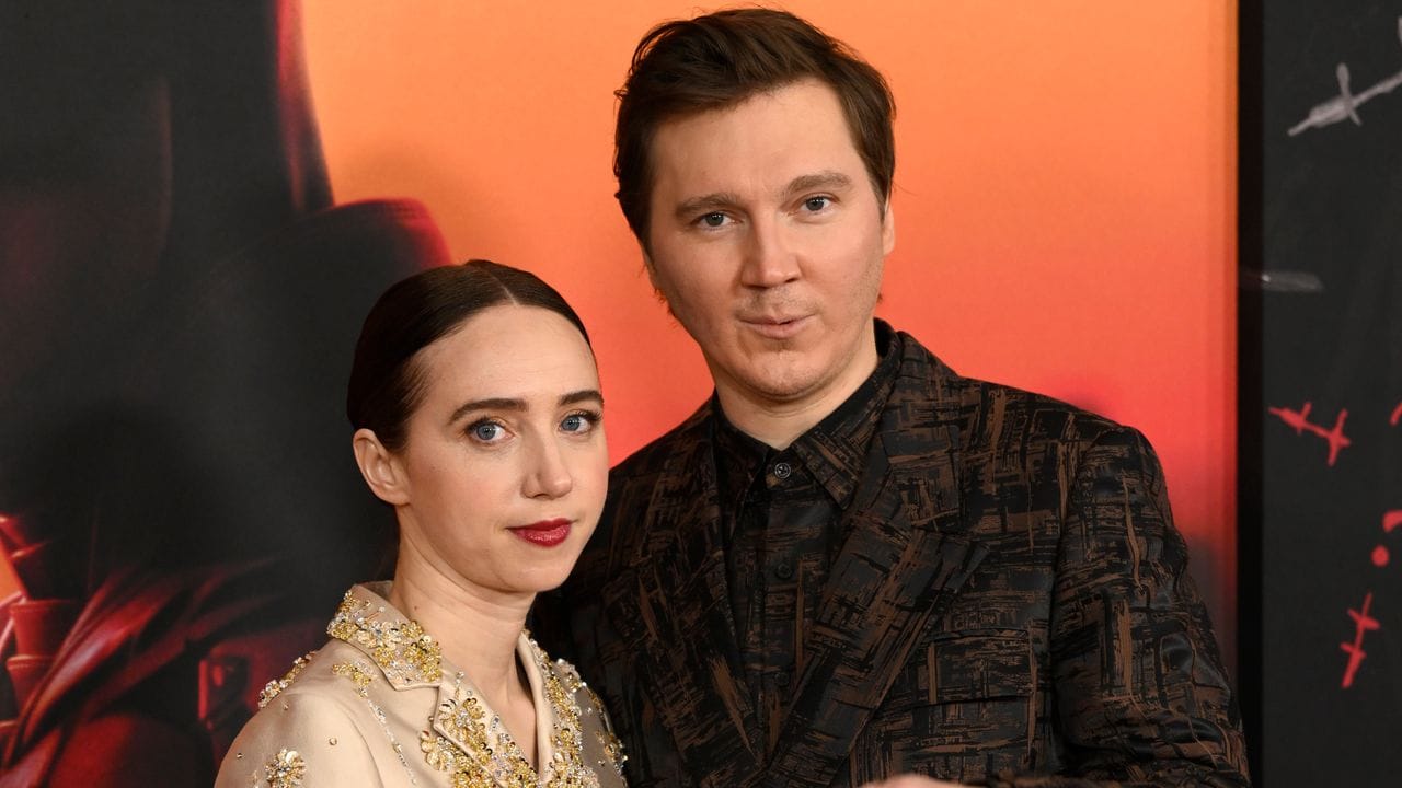Schauspielerin Zoe Kazan und Schauspieler Paul Dano bei der "The Batman"-Premiere. Schauspielerin Zoe Kazan und Schauspieler Paul Dano bei der "The Batman"-Premiere.