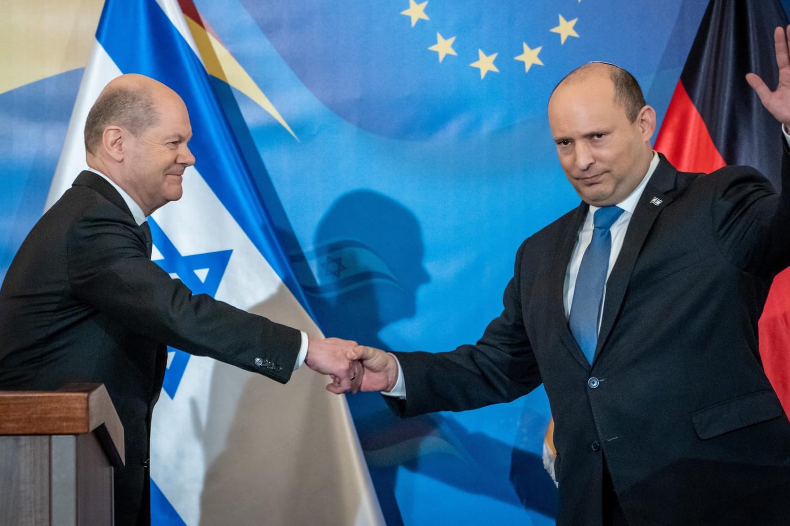 Olaf Scholz und Naftali Bennet: Der Ukraine-Krieg war auch beim Besuch des deutschen Bundeskanzlers in Israel das Hauptthema.