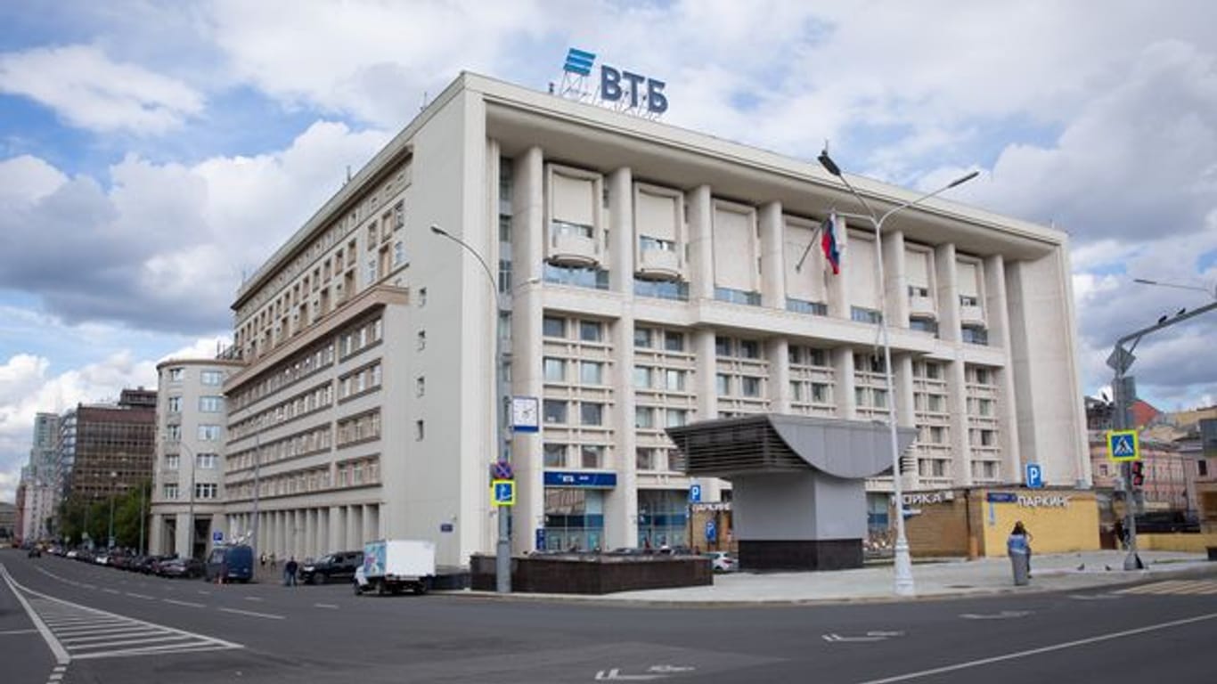 Die Zentrale der VTB Bank in Moskau.
