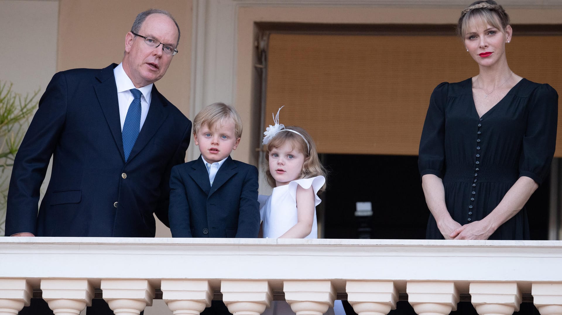 Albert, Jaques, Gabriella und Charlène von Monaco