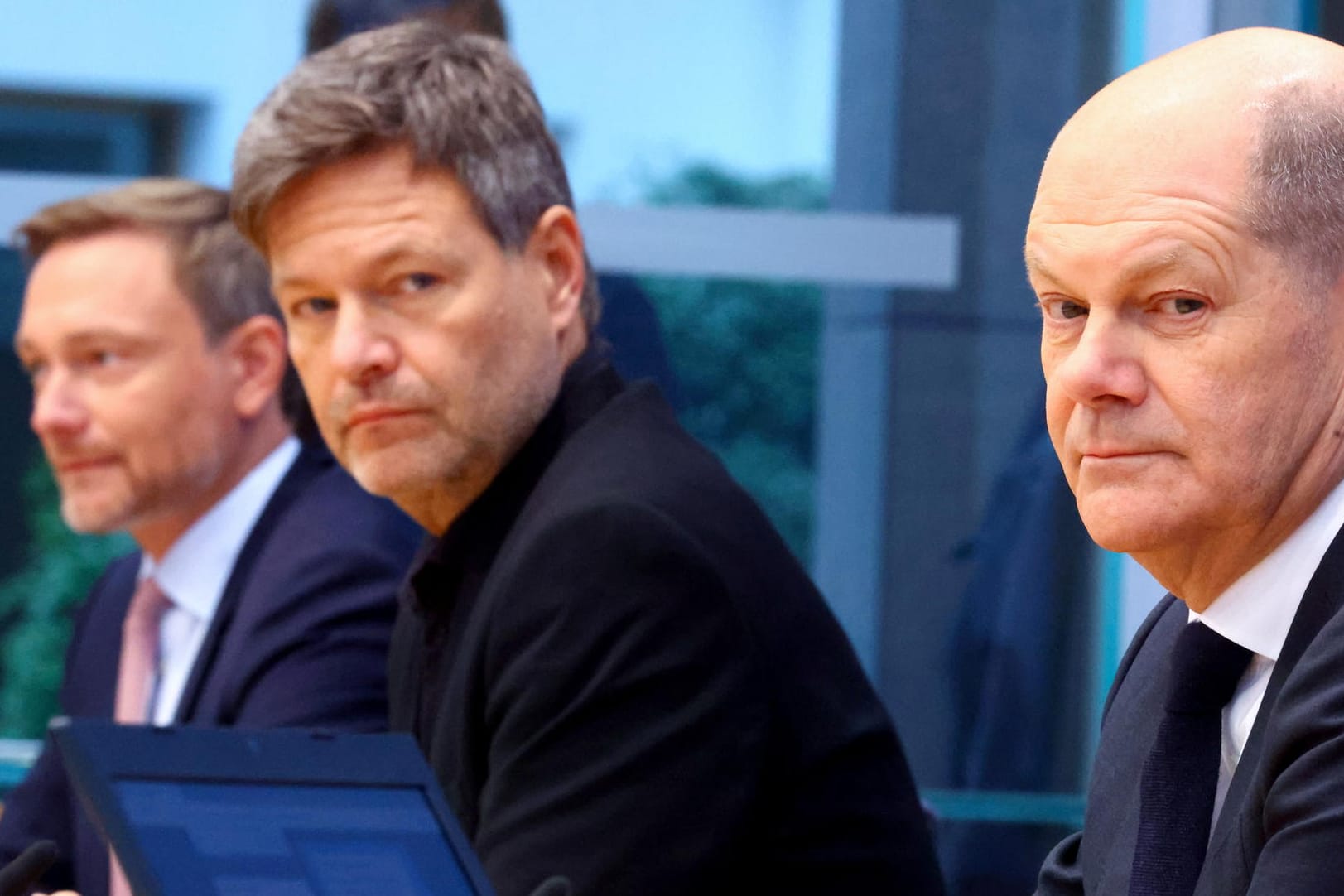 Lindner, Habeck, Scholz: Die Minister und der Kanzler haben sich zur Koalition zusammengerauft – doch es knirscht zwischen den Parteien.