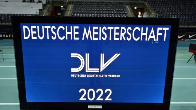 Das Logo des Deutschen Leichtathletik Verbands (DLV).