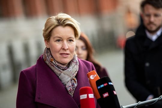 Berlins Regierende Bürgermeisterin Franziska Giffey (SPD)