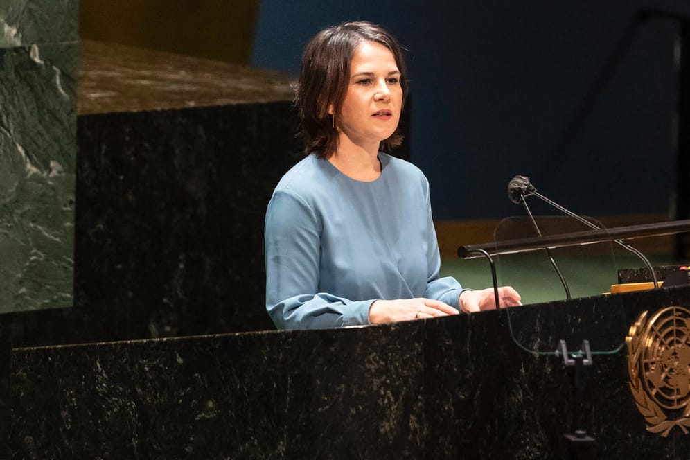 Annalena Baerbock bei der UN-Versammlung: Die Vereinten Nationen haben den russischen Angriff auf die Ukraine mit großer Mehrheit verurteilt.