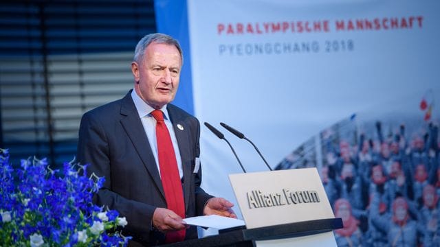 Der Präsident des Deutschen Behindertensportverbandes: Friedhelm Julius Beucher.