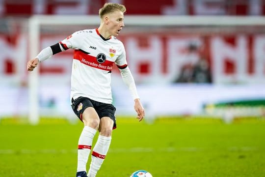 Stuttgarts Chris Führich konnte nach seiner Kapselreizung zuletzt wieder vollumfänglich am Training teilnehmen.