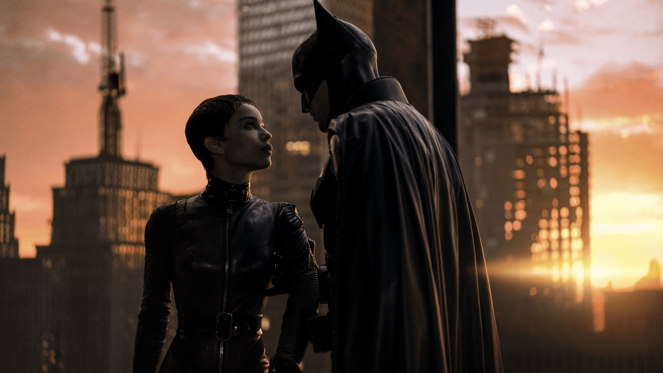 Catwoman und Batman: Kravitz und Patterson in "The Batman".
